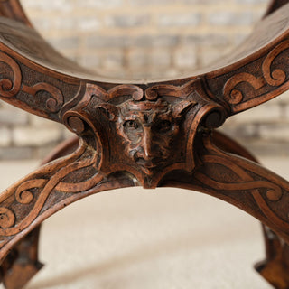 1800s French Wooden Armchair
