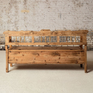 19th Century French Alsace Farm Bench
