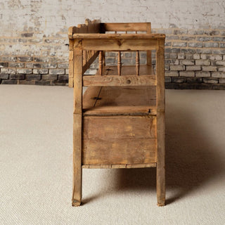 19th Century French Alsace Farm Bench
