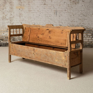 19th Century French Alsace Farm Bench
