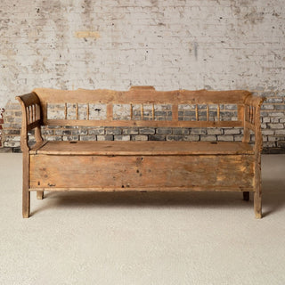 19th Century French Alsace Farm Bench
