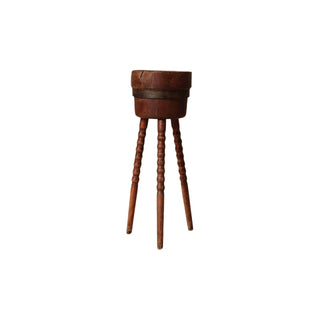 19th Century French Wooden Block Table
