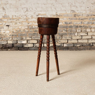 19th Century French Wooden Block Table
