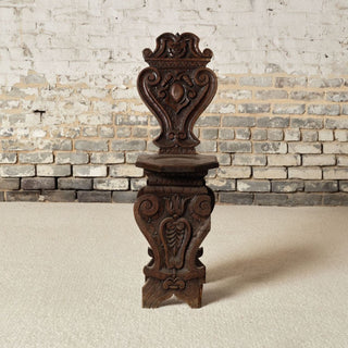 1900s French Oak Gothic Style Chair
