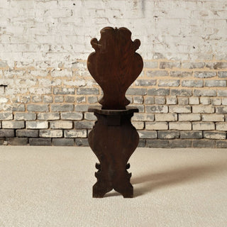 1900s French Oak Gothic Style Chair
