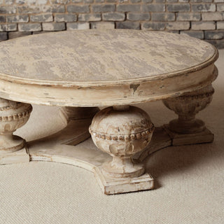 19th Century French Oak Painted Coffee Table
