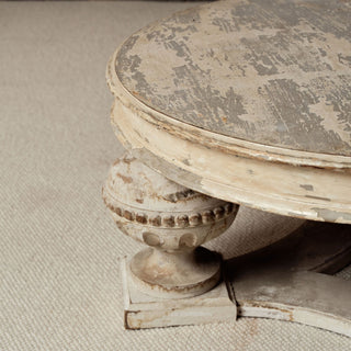 19th Century French Oak Painted Coffee Table
