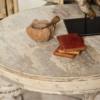 19th Century French Oak Painted Coffee Table
