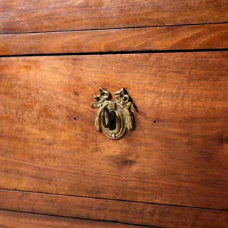 19th Century French Louis Philippe Walnut Chest with Marble Top (D)
