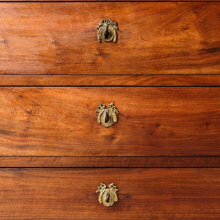 19th Century French Louis Philippe Walnut Chest with Marble Top (D)
