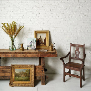 19th Century French Oak and Pine Carpenter's Workbench
