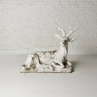 19th Century Belgian Bronze Stag Statue
