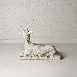 19th Century Belgian Bronze Stag Statue
