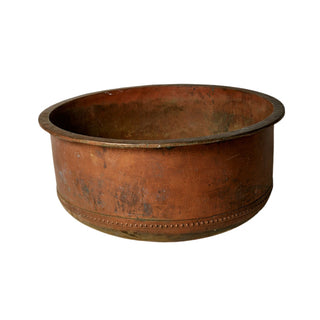19th Century French Industrial Copper Cheese Pan
