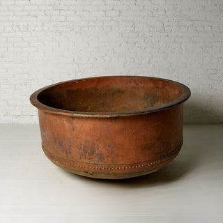 19th Century French Industrial Copper Cheese Pan
