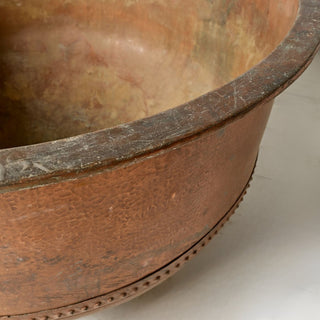 19th Century French Industrial Copper Cheese Pan
