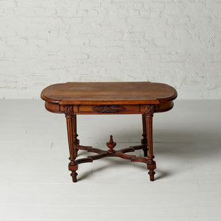 Early 20th Century French Louis XVI Style Oak Coffee Table
