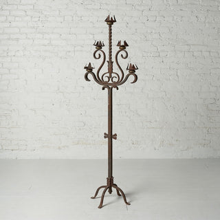 1920s–1940s Belgian Iron Candelabra
