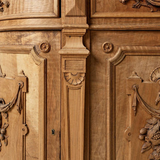 1880s French Carved Oak Serving Counter
