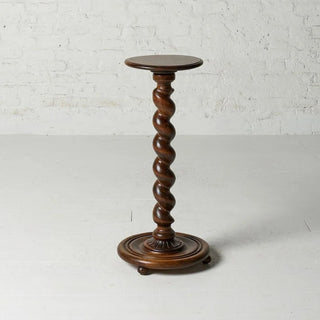 1950s Belgian Oak Pedestal Table
