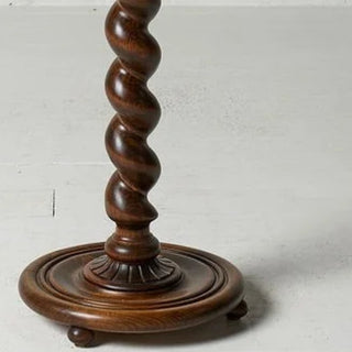 1950s Belgian Oak Pedestal Table
