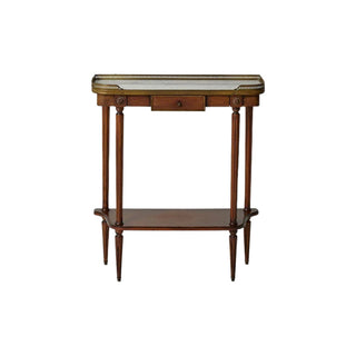 18th Century Louis XVI Mahogany & Marble Console Table
