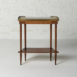 18th Century Louis XVI Mahogany & Marble Console Table
