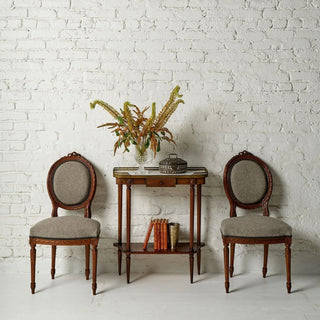 18th Century Louis XVI Mahogany & Marble Console Table
