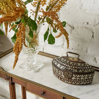 18th Century Louis XVI Mahogany & Marble Console Table
