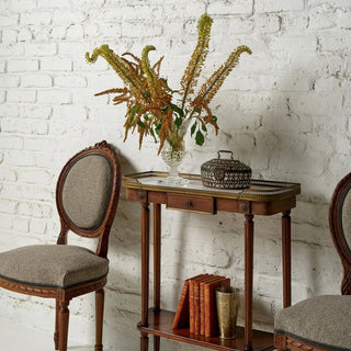 18th Century Louis XVI Mahogany & Marble Console Table
