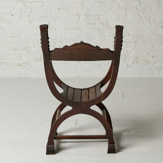 19th Century Belgian Oak Dagobert Chair
