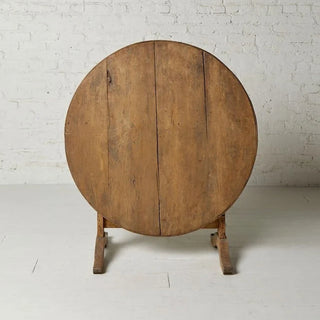 19th Century French Oak Vigneron Wine Table
