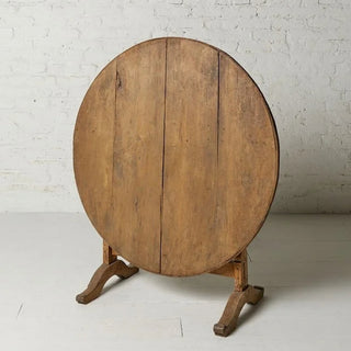 19th Century French Oak Vigneron Wine Table
