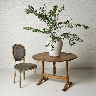 19th Century French Oak Vigneron Wine Table
