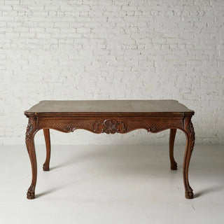 20th Century Belgian Oak Dining Table
