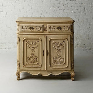 19th Century Bleached Oak Belgian Server (A)
