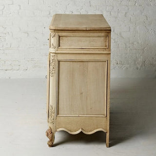 19th Century Bleached Oak Belgian Server (A)
