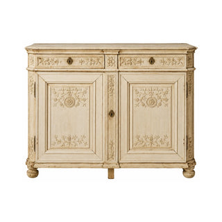 19th Century Belgian Bleached Oak Server (B)
