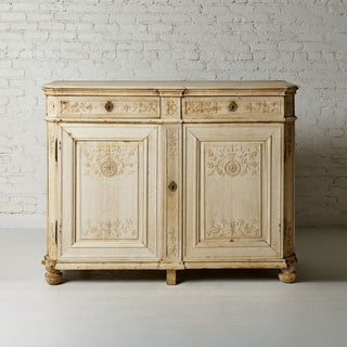 19th Century Belgian Bleached Oak Server (B)

