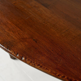 1960s Belgian Oak Gate Leg Table
