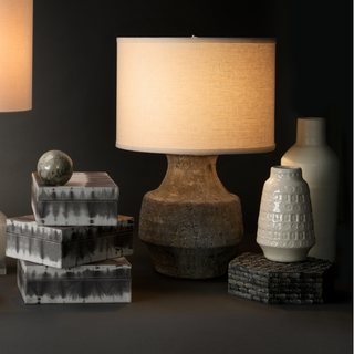 Masonry Grey Table Lamp
