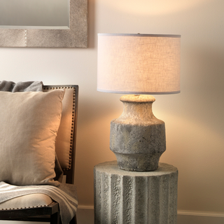 Masonry Grey Table Lamp
