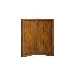 1800 Italian Wooden Chess & Backgammon Set
