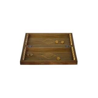 1800 Italian Wooden Chess & Backgammon Set
