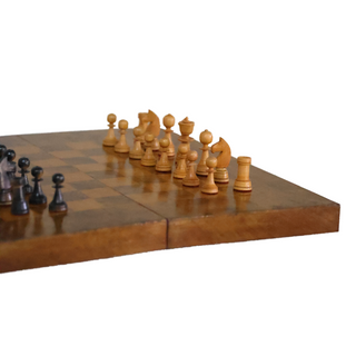 1800 Italian Wooden Chess & Backgammon Set
