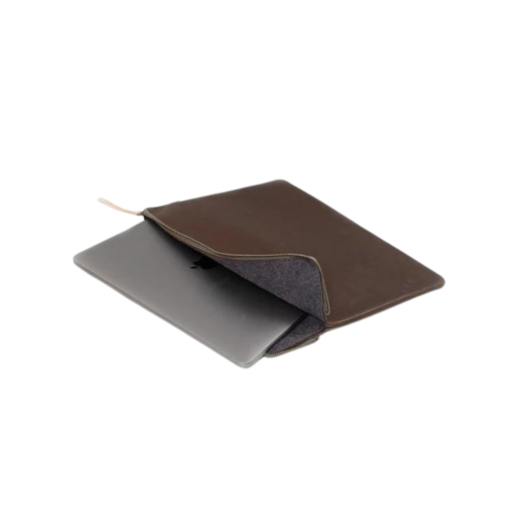 Oxford Leather Laptop Sleeve - Thumbnail 5