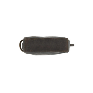 High Line Large Waxed Canvas Toiletry Bag (Grey) by Rustico
