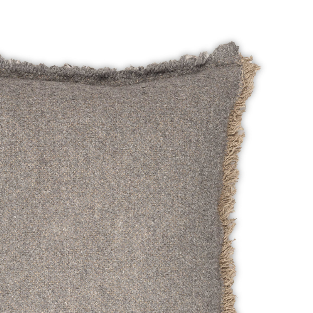 Riley Frayed Livid Pillow by Moss Home - Thumbnail 2