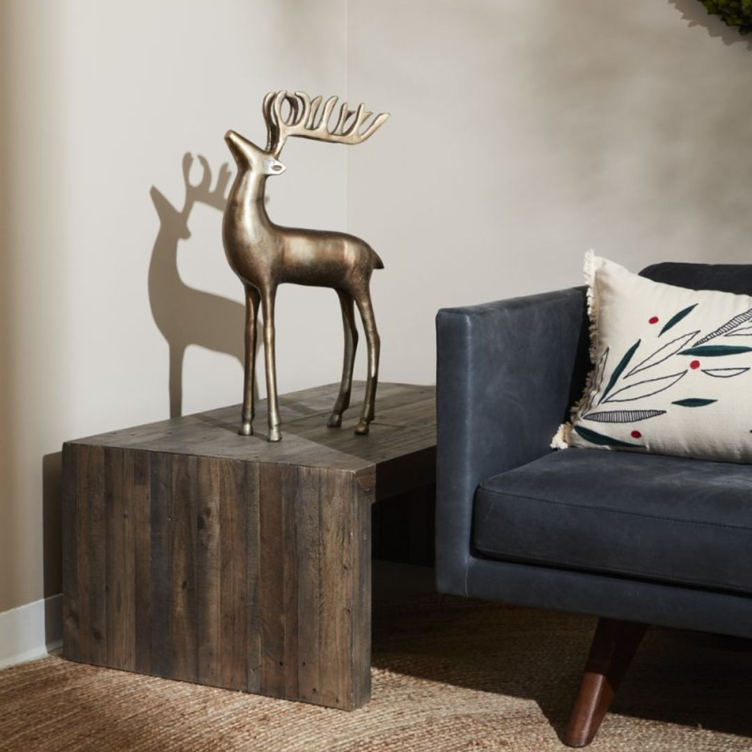 Christopher Collection Aluminum Reindeer - Thumbnail 3