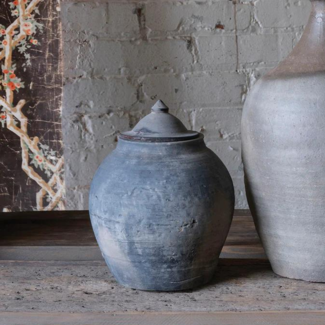 Lidded Village Jar - Thumbnail 2